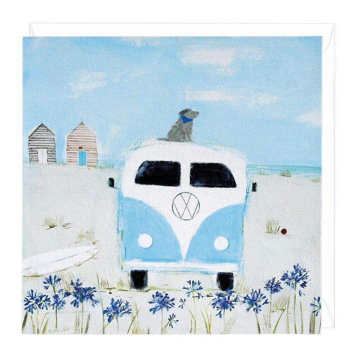 Card Blue Camper